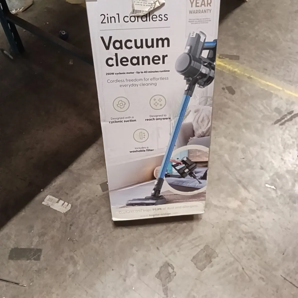 BOXED KEPLIN 2IN1 CORDLESS VACUUM CLEANER 