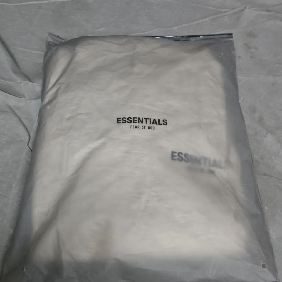 FEAR OF GOD ESSENTIALS HOODIE XS LIGHT OATMEAL – XS