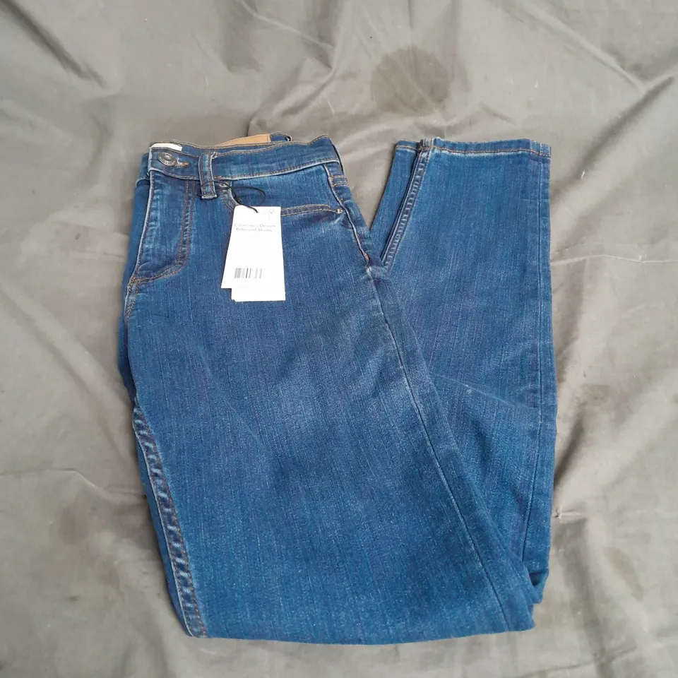 FRENCH CONNECTION CONSCIOUS DENIM REBOUND SKINNY JEANS IN MID WASH SIZE 6