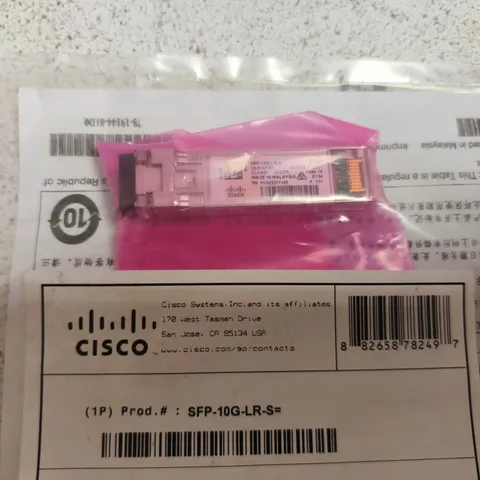 CISCO 10GBASE-LR SFP+ TRANSCEIVER MODULE