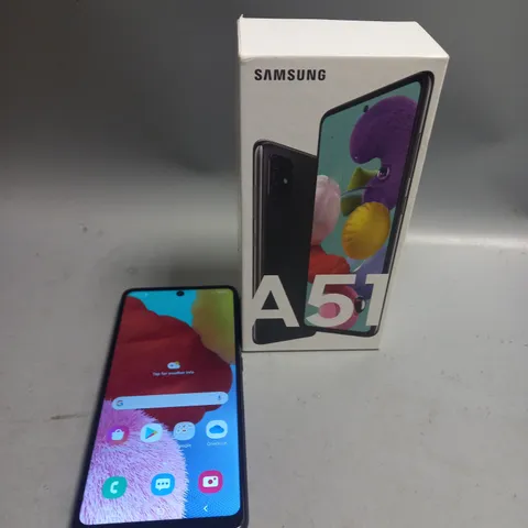 BOXED SAMSUNG GALAXY A51 MOBILE PHONE 128GB BLACK