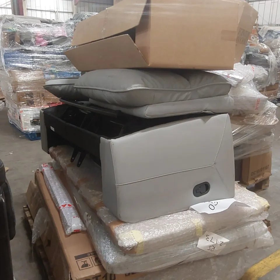 PALLET CONTAINING A LARGE QUANTITY OF ASSORTED FURNITURE PARTS