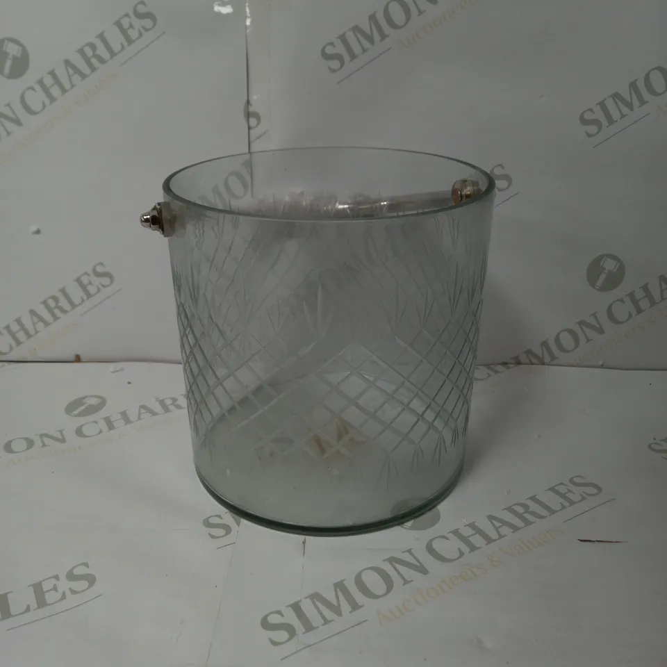 JULIEN MACDONALD CUT GLASS ICE BUCKET 