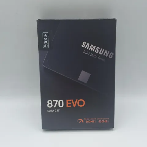 SEALED SAMSUNG 500GB 870 EVO SATA 2.5" SOLID STATE DRIVE 