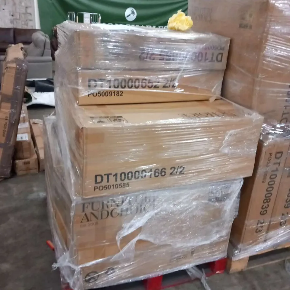 PALLET OF ASSORTED DINING TABLE PARTS TO INCLUDE; GRANGE PARTS