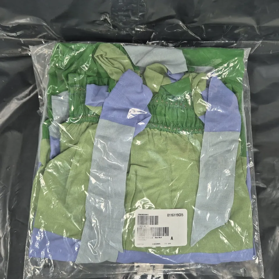SEALED MONSOON LOLA MAXI DRESS IN BLUE/GREEN SIZE EXTRA LARGE