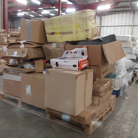 PALLET TO CONTAIN A LARGE ASSORTMENT OF CONSUMER PRODUCTS/FURNITURE PARTS 