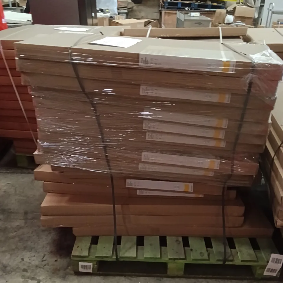 PALLET CONTAINING APPROXIMATELY 17 CURVED TOWEL RADIATORS