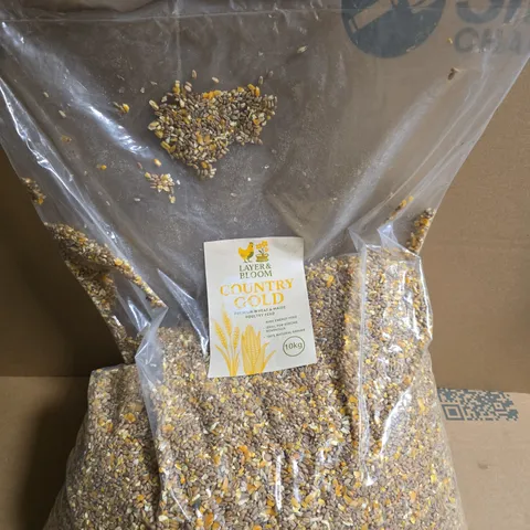 LAYER & BLOOM COUNTRY GOLD POULTRY FEED – PREMIUM WHEAT & MAIZE, 10KG