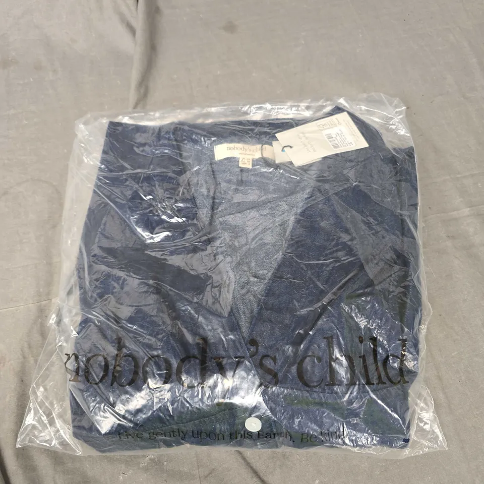 NOBODY'S CHILD DENIM STARLIGHT MIDI DRESS - 10 
