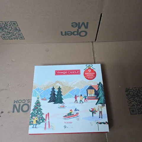 YANKEE CANDLE 9 MINI FILLED VOTIVE CANDLES SET