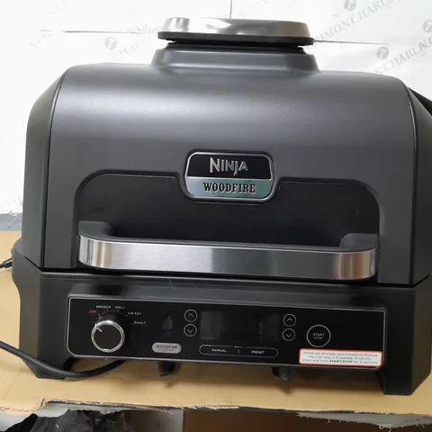 BOXED NINJA WOODFIRE PRO XL ELECTRIC BBQ GRILL & SMOKER - COLLECTION ONLY
