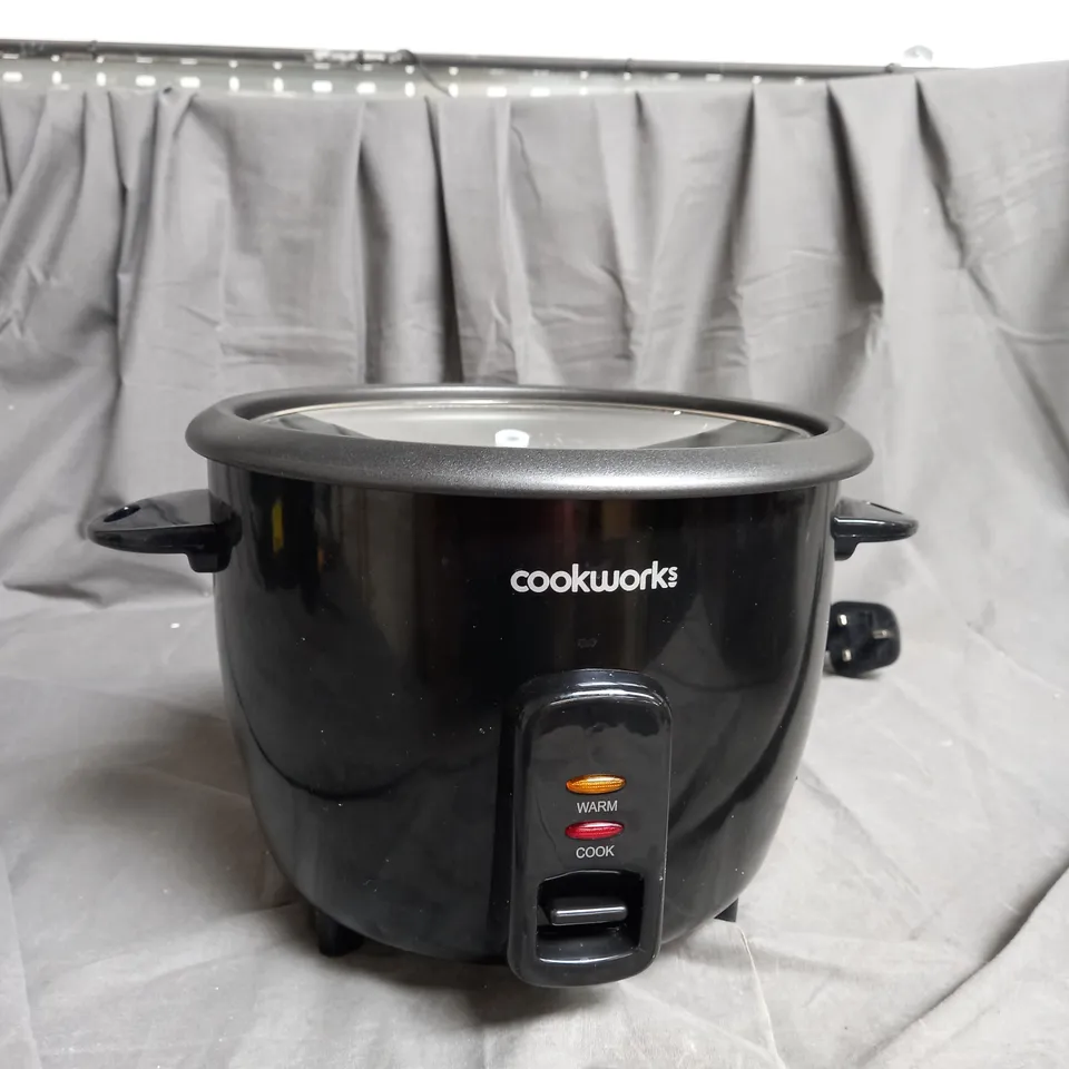 COOKWORKS BLACK RICE COOKER 