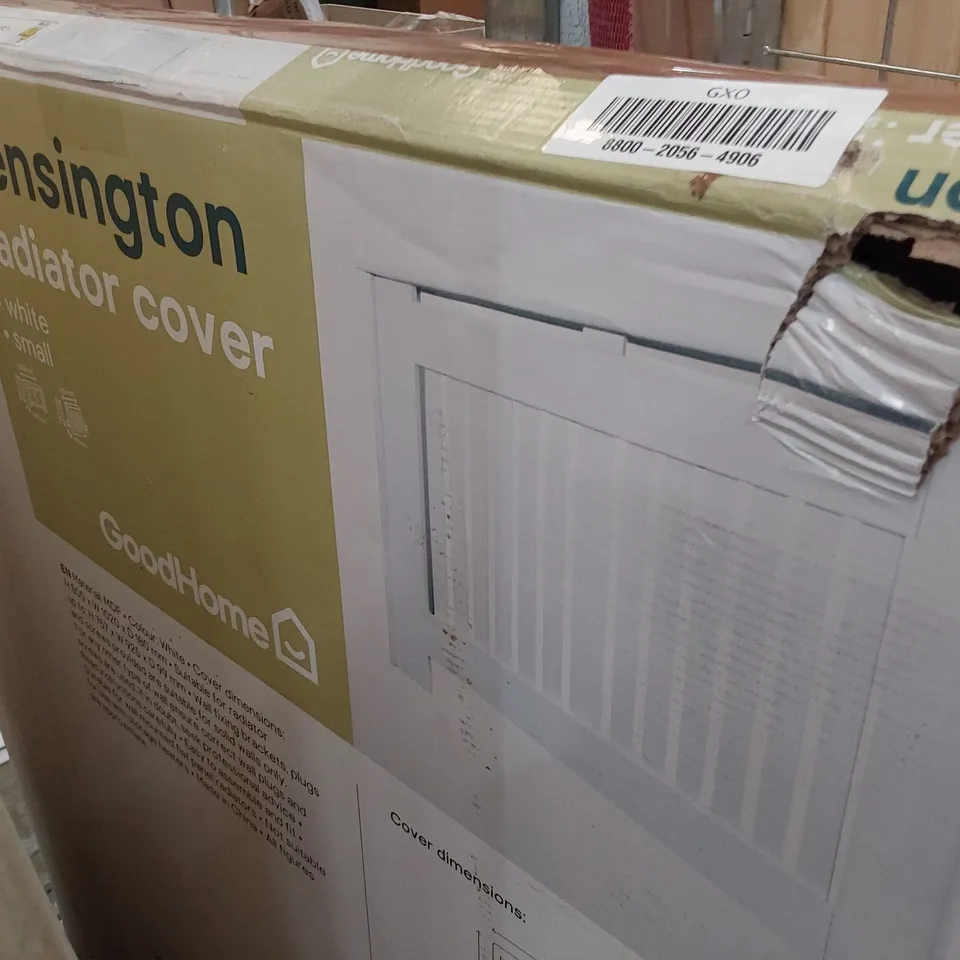 BOXED KENSINGTON RADIATOR COVER WHITE SMALL 