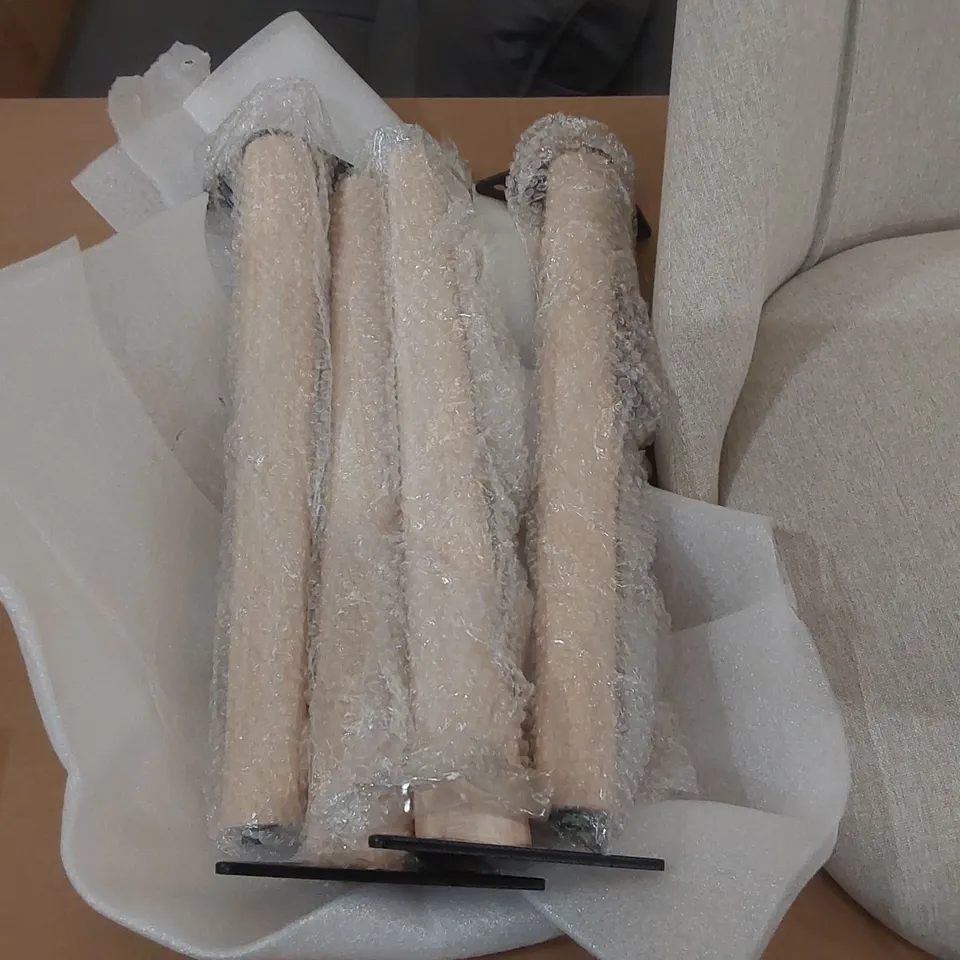 BOXED LAURA JAMES FABRIC DINING CHAIR