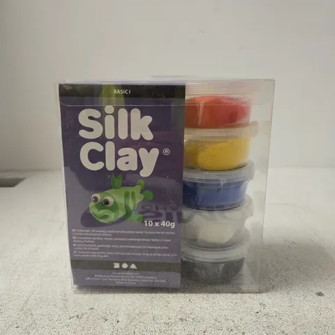 SILK CLAY BASIC PACK – 10 X 40G MODELLING CLAY