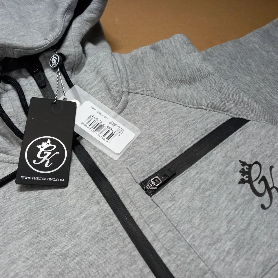 GYMKING TRACTION FULL ZIP HOODIE - UK M