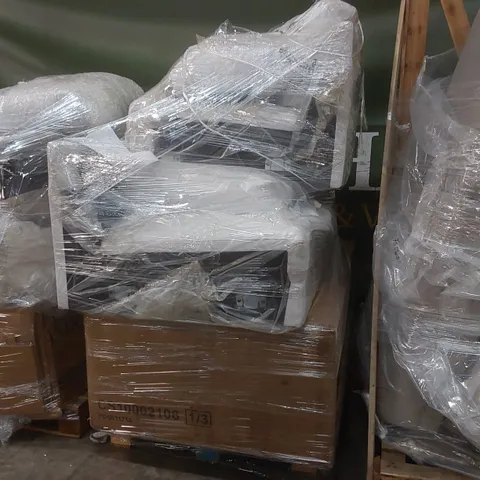 PALLET CONTAINING ASSORTED DESIGNER SOFA PARTS