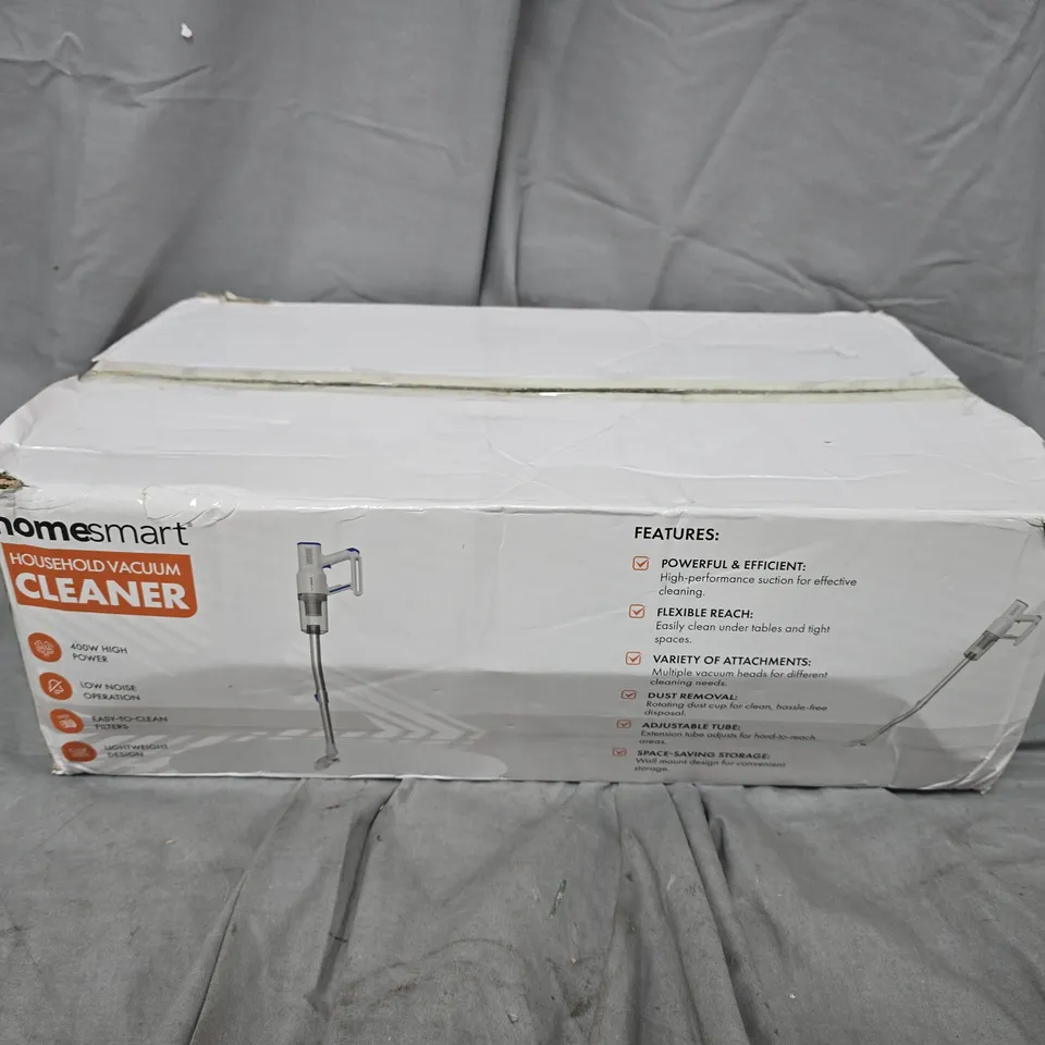 BOXED HOMESMART HOUSEHOLD VACUUM CLEANER (HANDHELD) WITH ATTACHMENTS