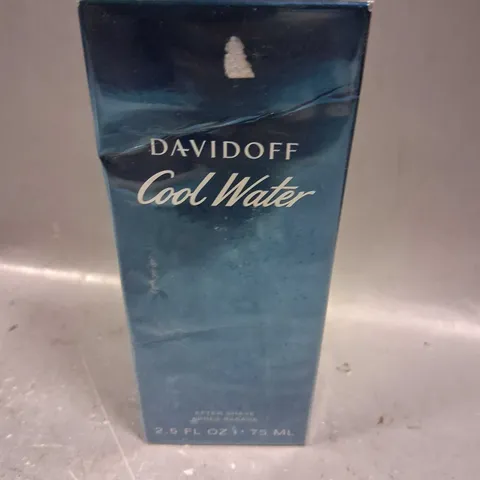 BOXED AND SEALED DAVIDOFF COOL WATER AFTER SHAVE 75ML