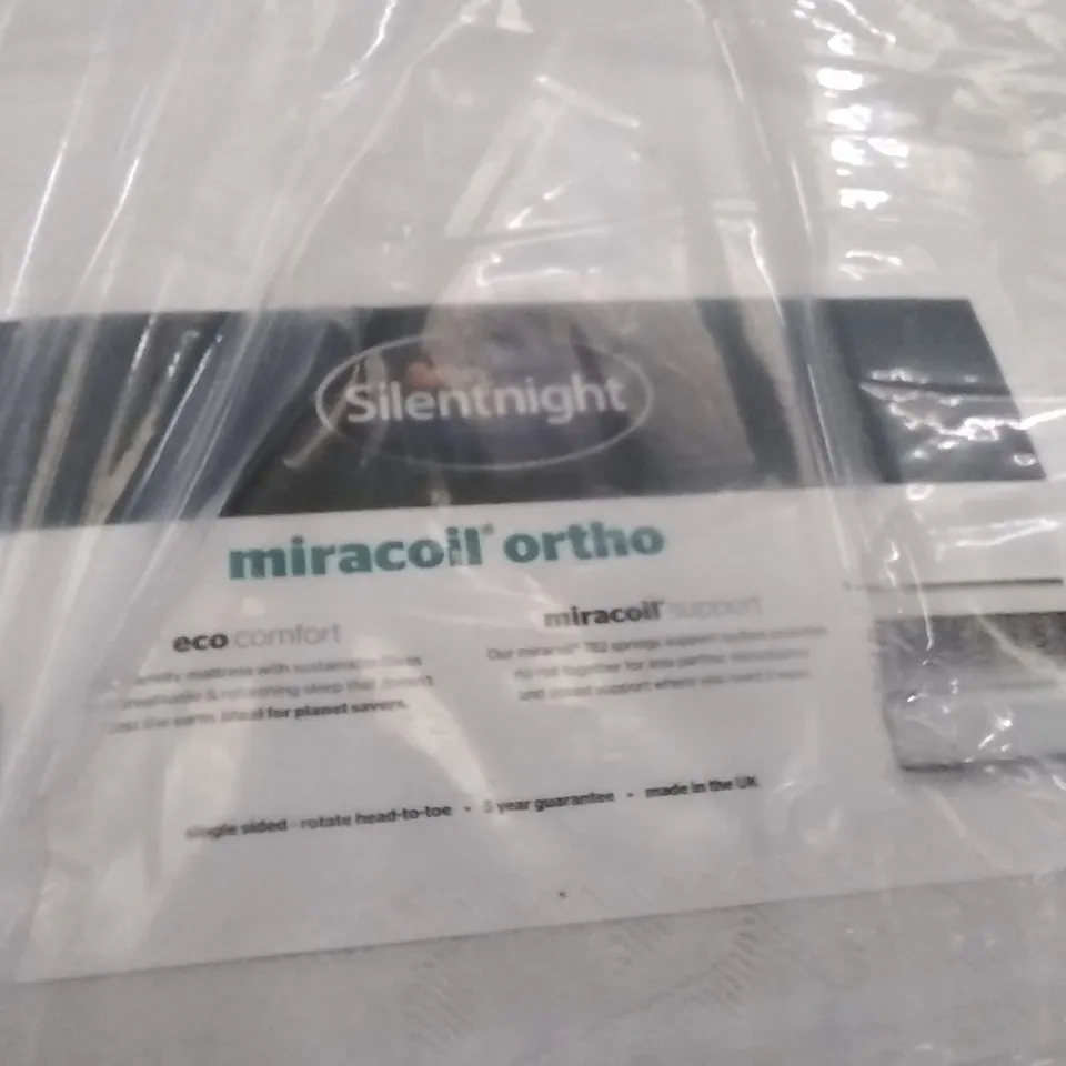 QUALITY BAGGED SILENTNIGHT ECO COMFORT MICROCOIL ORTHO 5FT MATTRESS