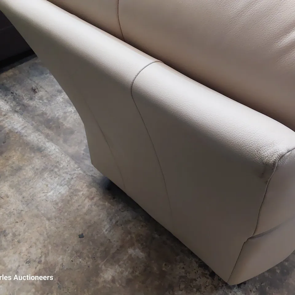 QUALITY BRITISH DESIGNER G PLAN EASY CHAIR CAMBRIDGE TAUPE LEATHER 
