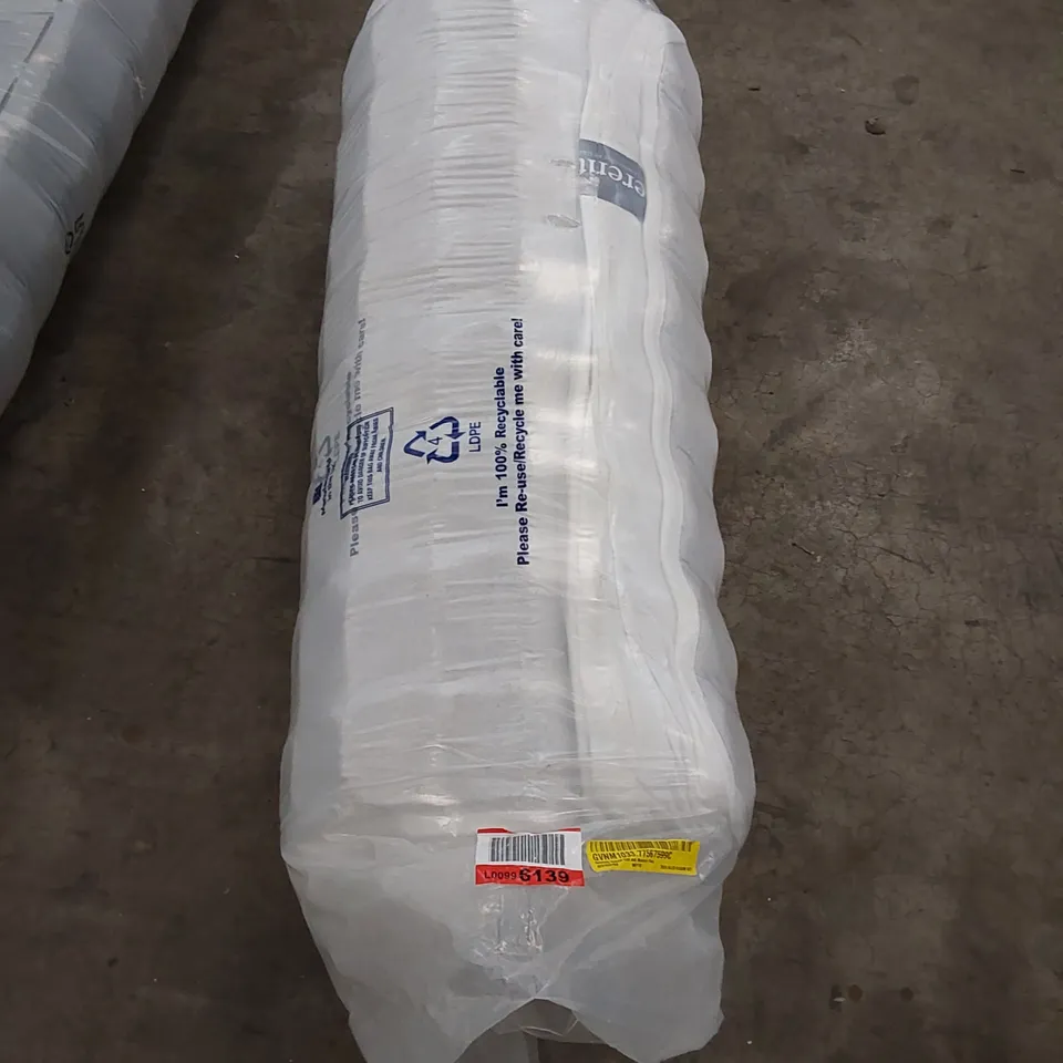 QUALITY BAGGED AND ROLLED SERENITY HYBRID COIL AND MEMORY FOAM SINGLE 3FT MATTRESS