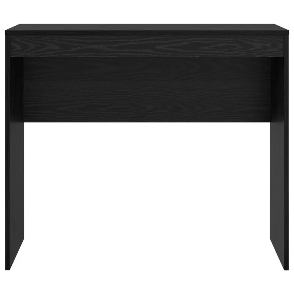 BOXED BLACK OAK WRITING DESK BLACK OAK PARTICLE BOARD 90 x 50 x 76cm (1 BOX)