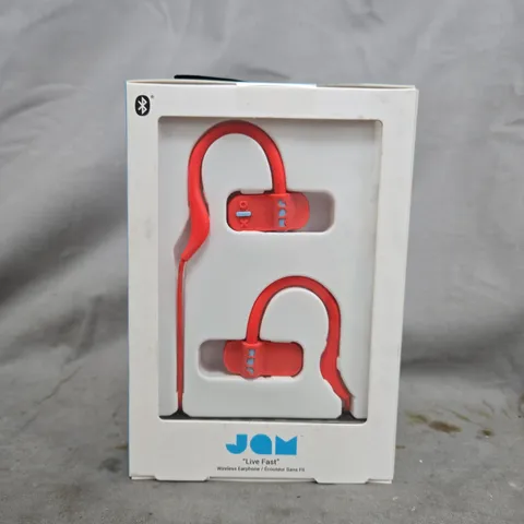 JAM LIVE FAST WIRELESS EARPHONES – RED