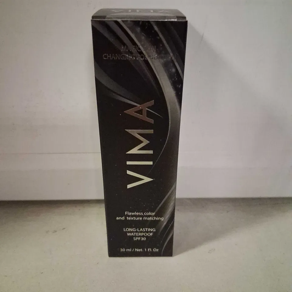 BOXED VIMA MAGIC SKIN CHANGING FOUNDATION LONG LASTING WATERPROOF SPF30 30ML
