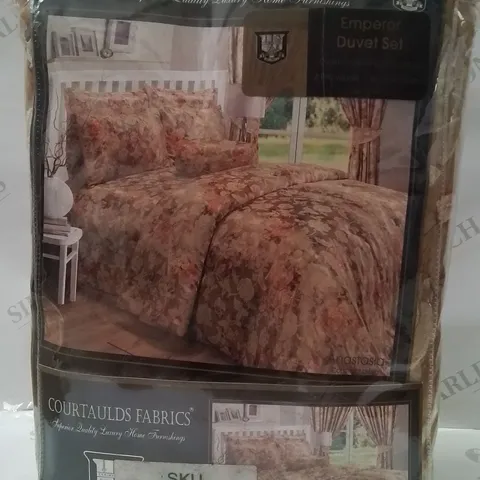 COURTAULDS FABRIC EMPEROR DUVET SET -FLORAL DESIGN-