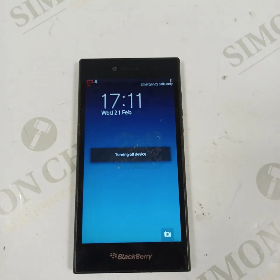 BLACKBERRY SMART PHONE - UNKNOWN MODEL