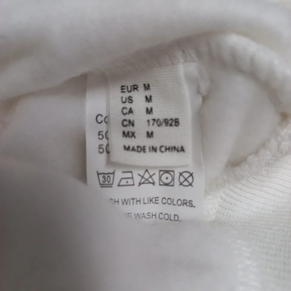 ALO YOGA WHITE CREWNECK SWEATSHIRT – UK M (US M, EU M)