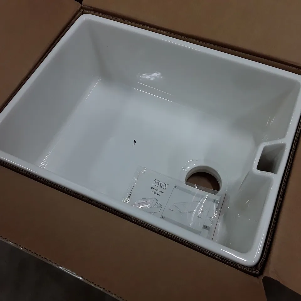 BOXED COOKE&LEWIS CHADWICK 1 BOWL BELFAST SINK