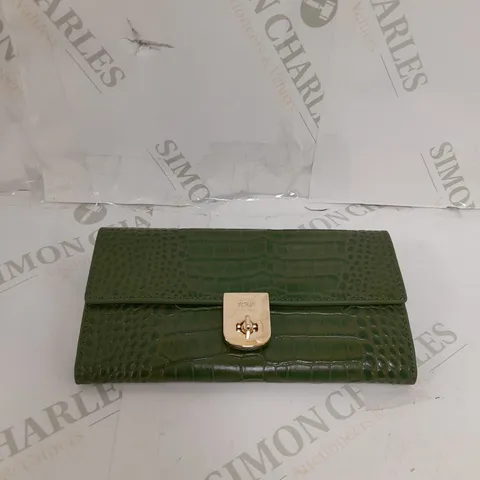 OUTLET RUTH LANGSFORD LARGE FLAPOVER LEATHER WALLET