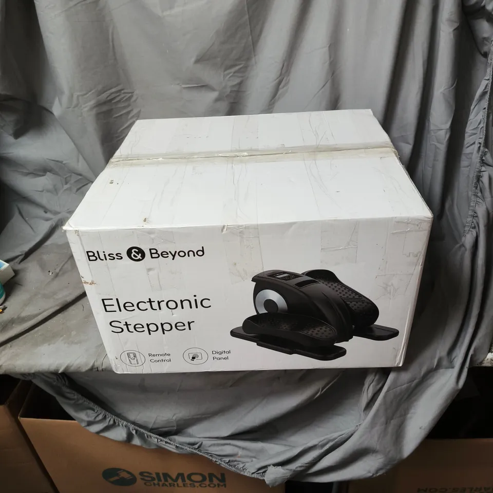 BLISS AND BEYOND ELECTRONIC STEPPER FITNESS DEVICE
