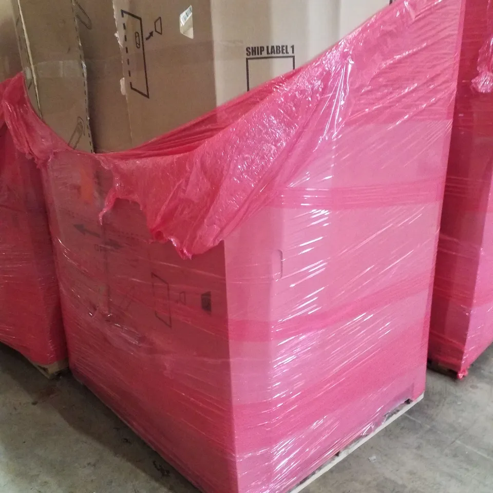 PALLET CONTAINING ASSORTED PRODUCTS INCLUDING PORTABLE CLOSET, KIDS SCOOTER, STAIR CARPET RODS, HEST CONTROL WINDOW FILM, DOOR MAT & KIDS INFLATABLE JACKET