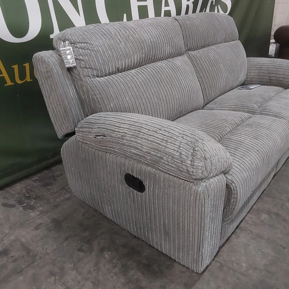 QUALITY DESIGNER BARON 3 SESTER MANUAL RECLINER SOFA