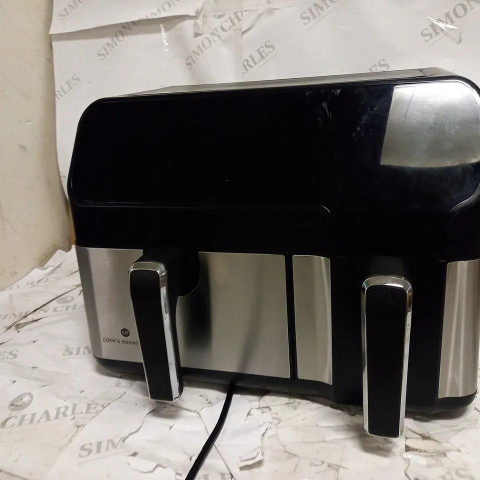 COOK'S ESSENTIALS 7.7L DUAL AIR FRYER