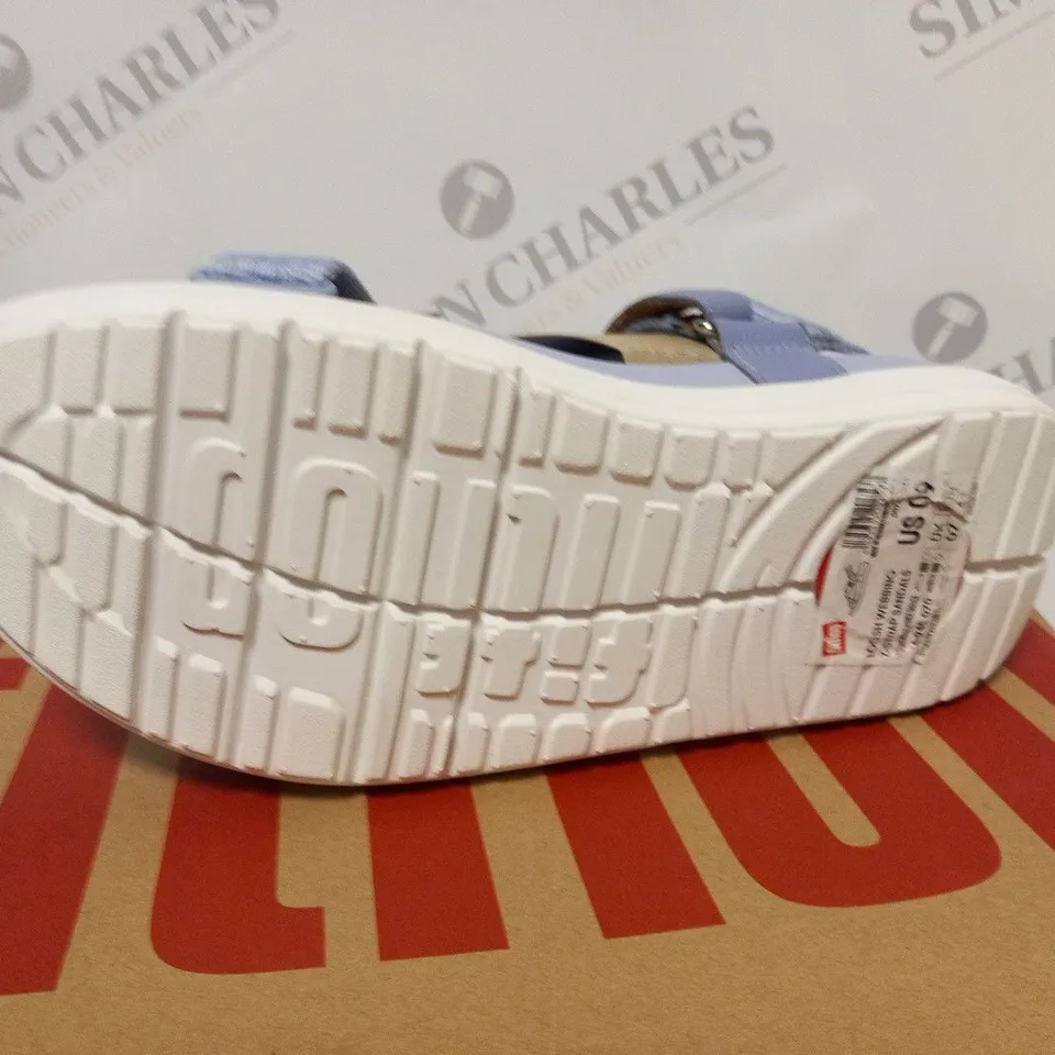 BOXED FITFLOP LOOSH WEBBING Z STRAP SANDALS SIZE 7