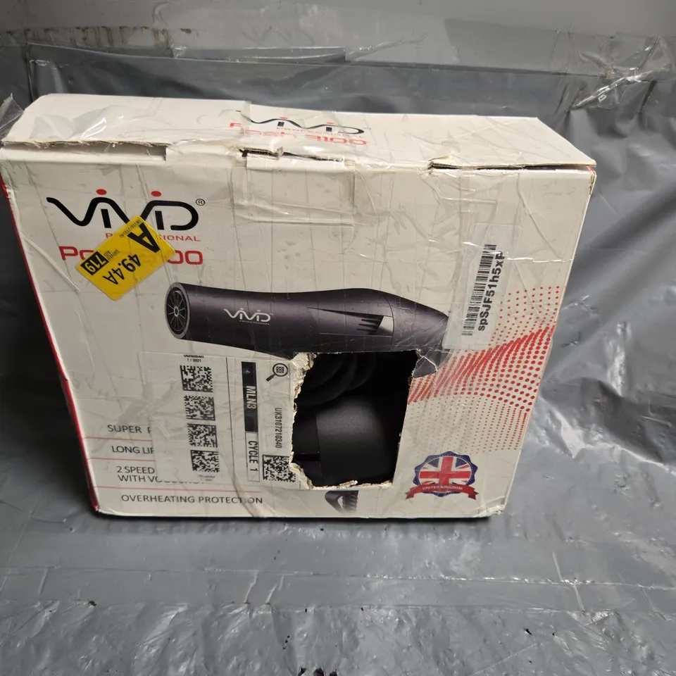 VIVID PROFESSIONAL POSH 3100 HAIR DRYER – BOXED