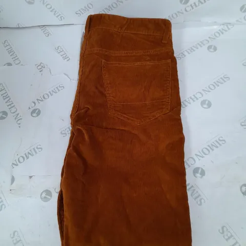 SPOKE BROWN CORD TROUSERS SIZE W32