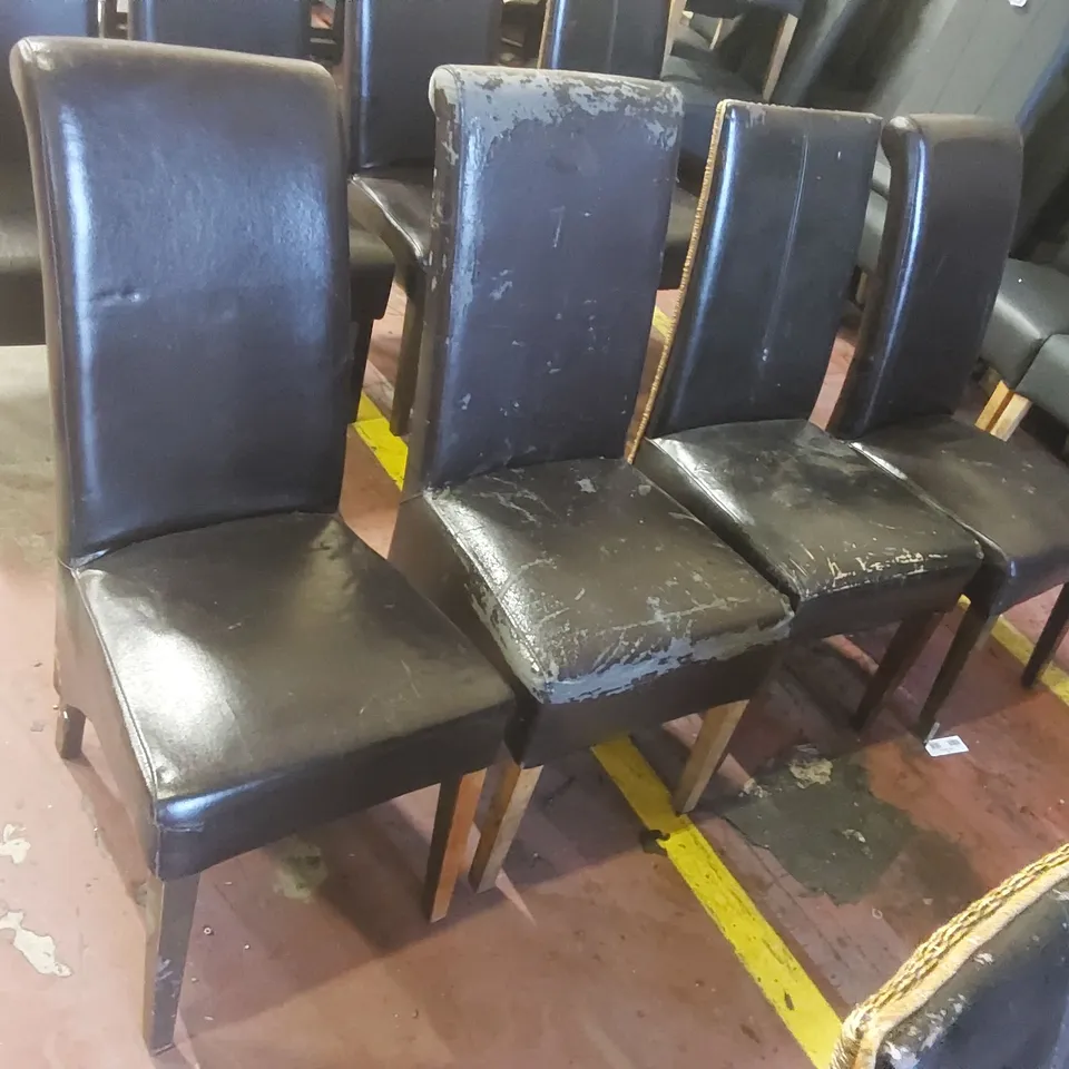 12x ASSORTED UPHOLSTERED RESTAURANT DINING CHAIRS - 1 PALLET