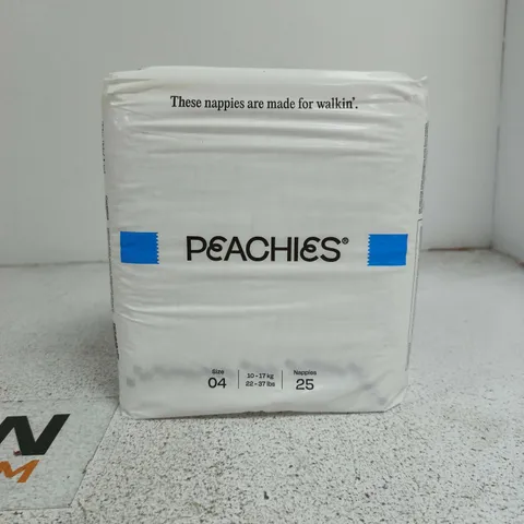 PEACHIES SIZE 04 10 - 17 KG NAPPIES PACK OF 25