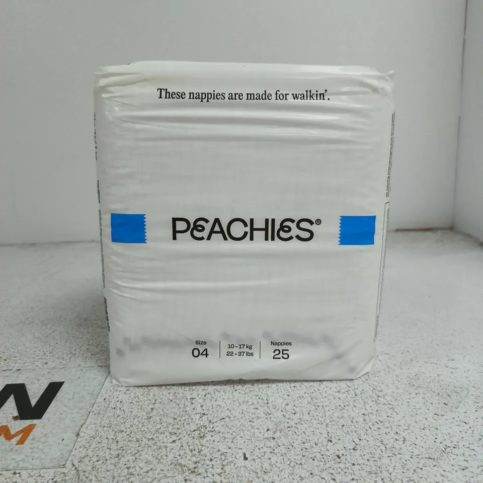PEACHIES SIZE 04 10 - 17 KG NAPPIES PACK OF 25