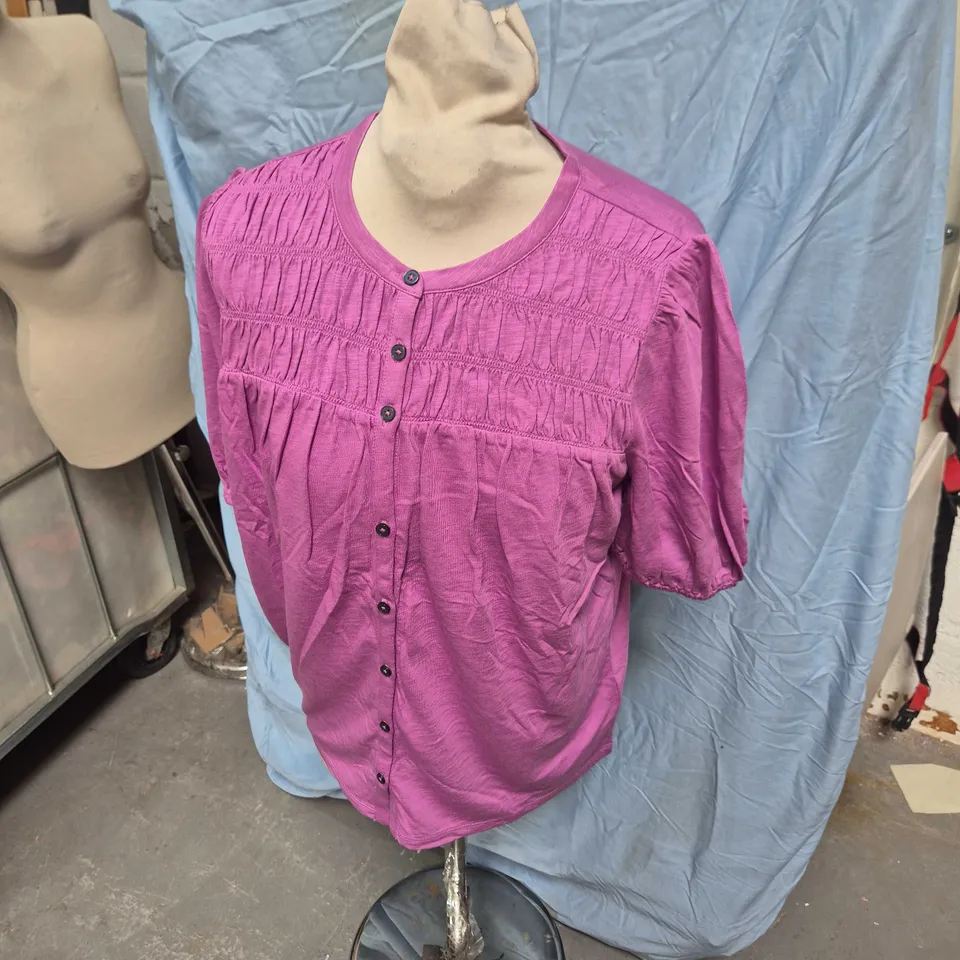 BODEN WOMEN'S PURPLE BLOUSE, UK 12 (US 8)