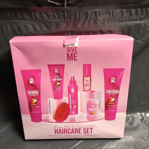 GIVE ME ARGAN & COCONUT OIL HAIRCARE SET