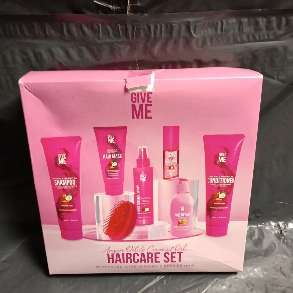 GIVE ME ARGAN & COCONUT OIL HAIRCARE SET