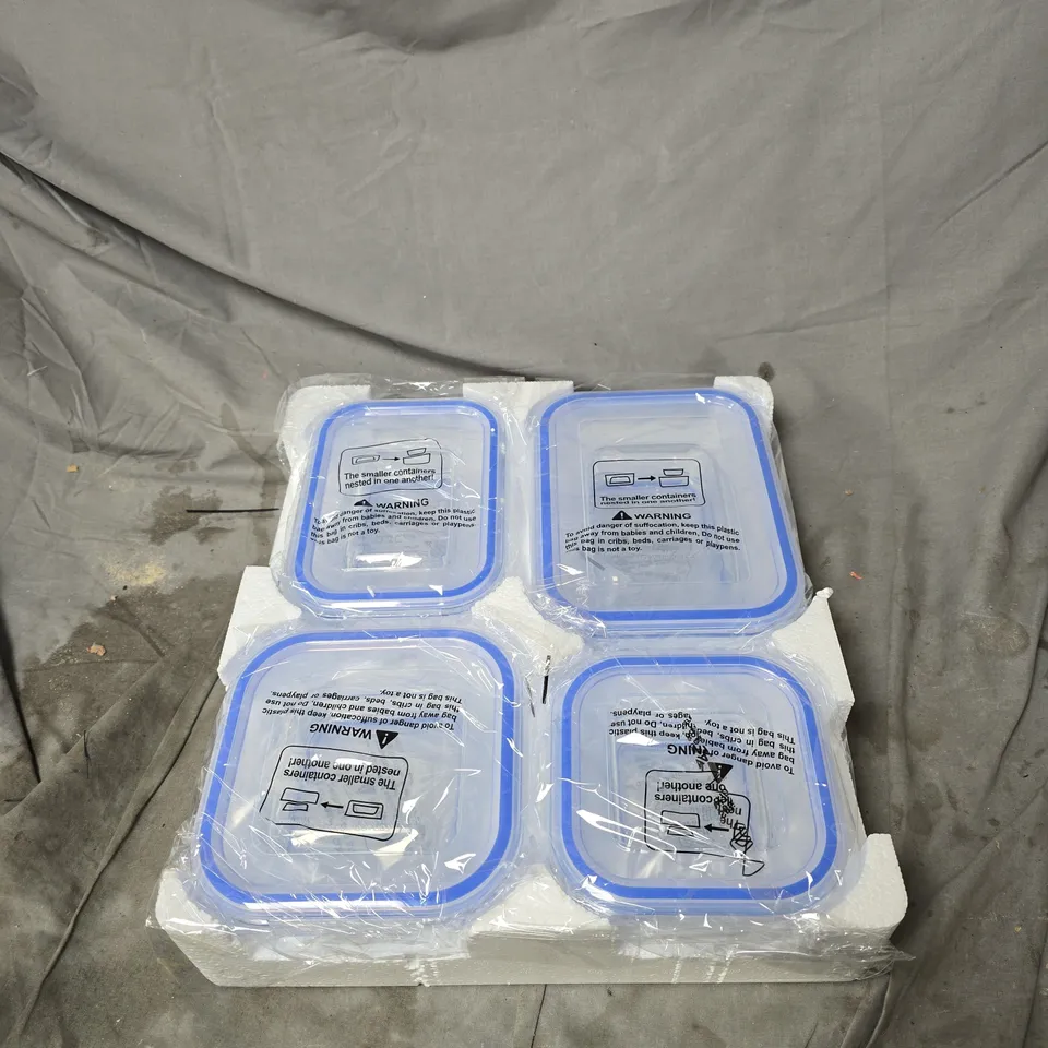 8 X ASSORTED KITCHEN STORAGE CONTAINERS BOXED