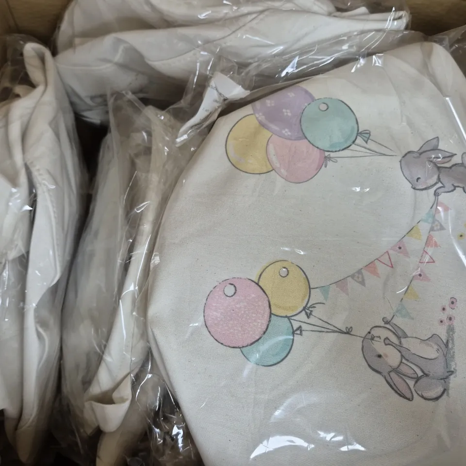 BOX OF APPROXIMATELY 8 OCEAN HOME TEXTILE BABY RABBIT BASKET SETS